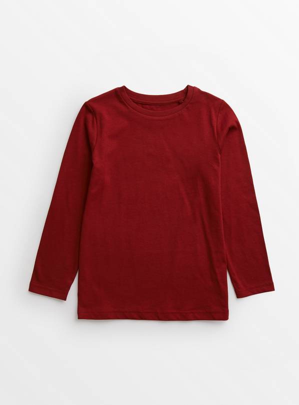 Bright Red Long Sleeve T-Shirt 14 years